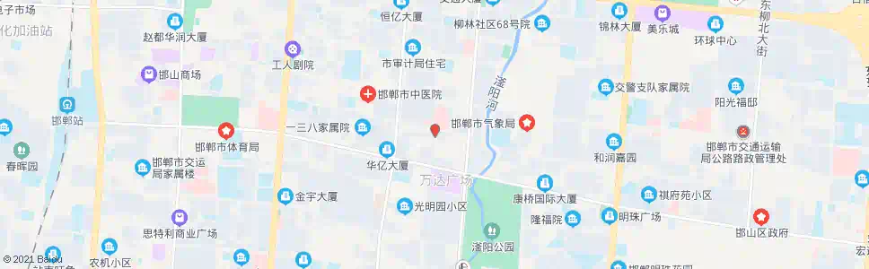 邯郸交警一大队_公交站地图_邯郸公交_妙搜公交查询2025