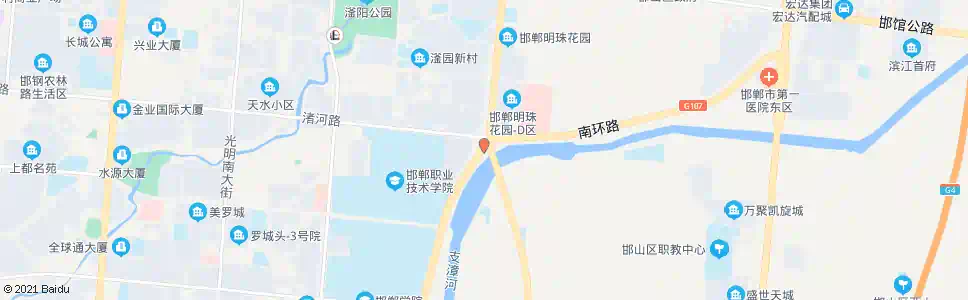 邯郸南环桥邯大路口_公交站地图_邯郸公交_妙搜公交查询2025