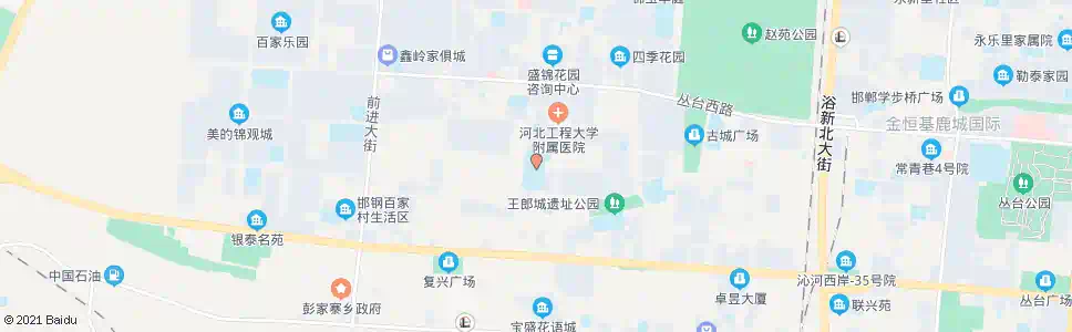 邯郸十中_公交站地图_邯郸公交_妙搜公交查询2025