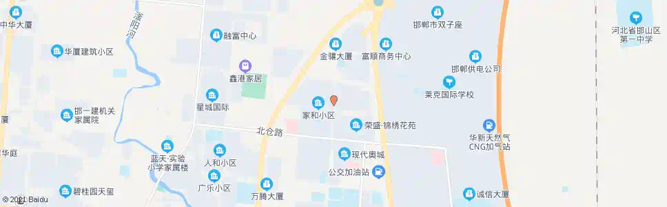 邯郸广泰街家和路口_公交站地图_邯郸公交_妙搜公交查询2025