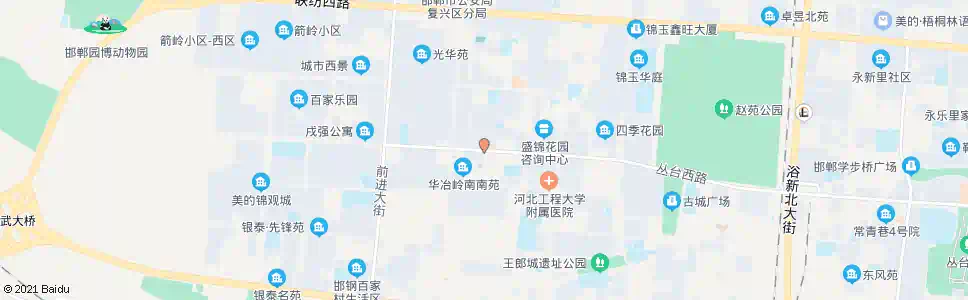 邯郸华冶一建_公交站地图_邯郸公交_妙搜公交查询2025