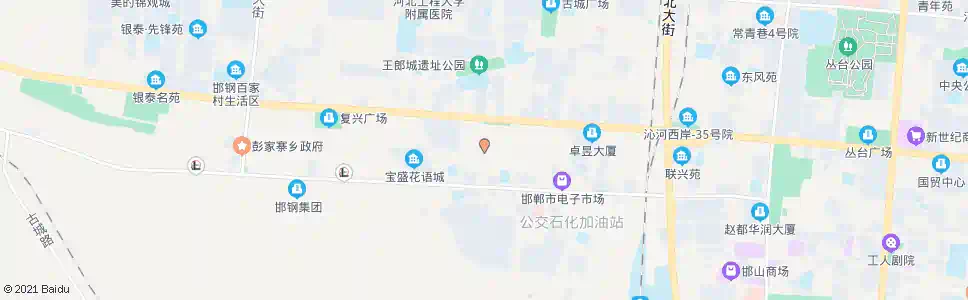 邯郸王郎小学_公交站地图_邯郸公交_妙搜公交查询2025