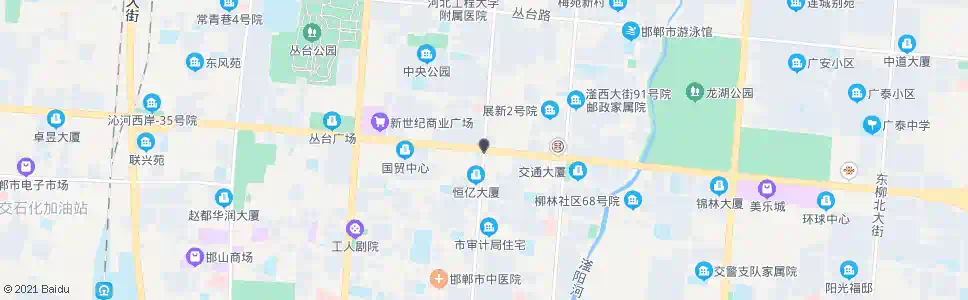 邯郸光明街人民路口_公交站地图_邯郸公交_妙搜公交查询2025