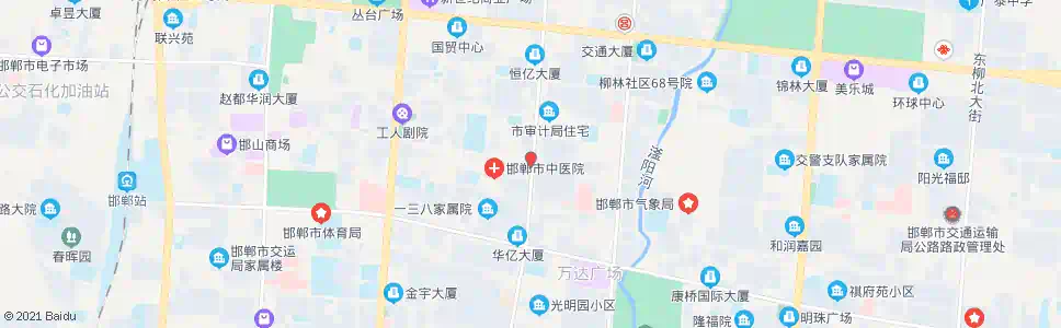 邯郸和平路光明街口_公交站地图_邯郸公交_妙搜公交查询2025