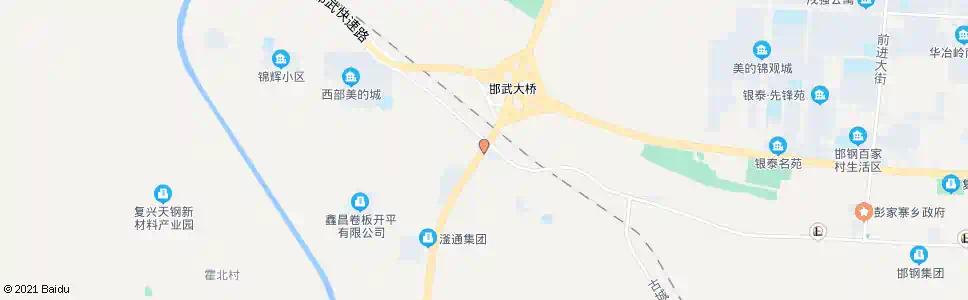 邯郸复兴路西环路口_公交站地图_邯郸公交_妙搜公交查询2025