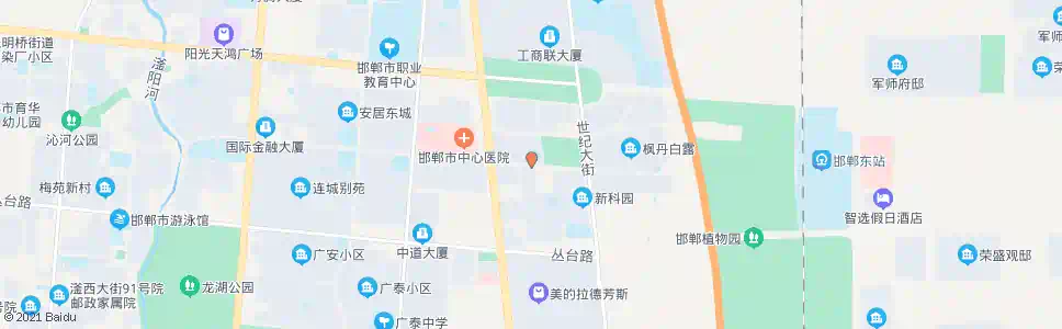 邯郸新科园北门_公交站地图_邯郸公交_妙搜公交查询2025