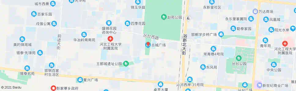 邯郸古城广场_公交站地图_邯郸公交_妙搜公交查询2025