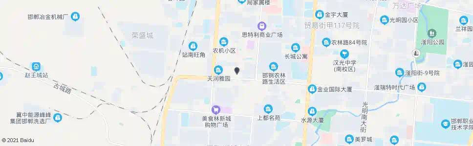 邯郸邯山街渚河路口_公交站地图_邯郸公交_妙搜公交查询2025