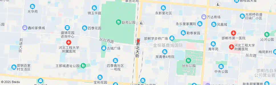 邯郸丛台桥_公交站地图_邯郸公交_妙搜公交查询2025