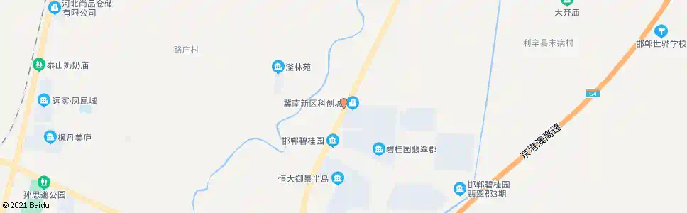 邯郸石桥新村_公交站地图_邯郸公交_妙搜公交查询2025