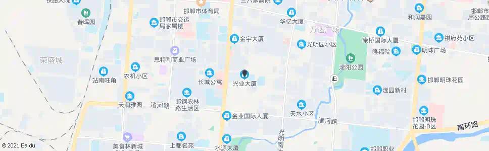邯郸兴业大厦_公交站地图_邯郸公交_妙搜公交查询2025
