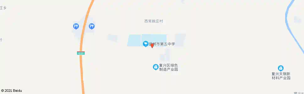 邯郸第五医院_公交站地图_邯郸公交_妙搜公交查询2025