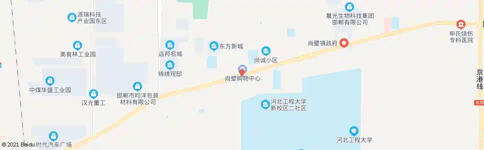 邯郸西尚壁_公交站地图_邯郸公交_妙搜公交查询2025