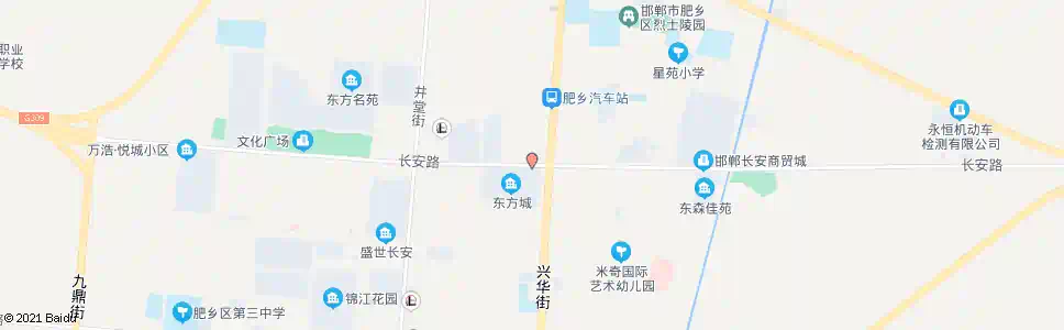 邯郸长安路口_公交站地图_邯郸公交_妙搜公交查询2025
