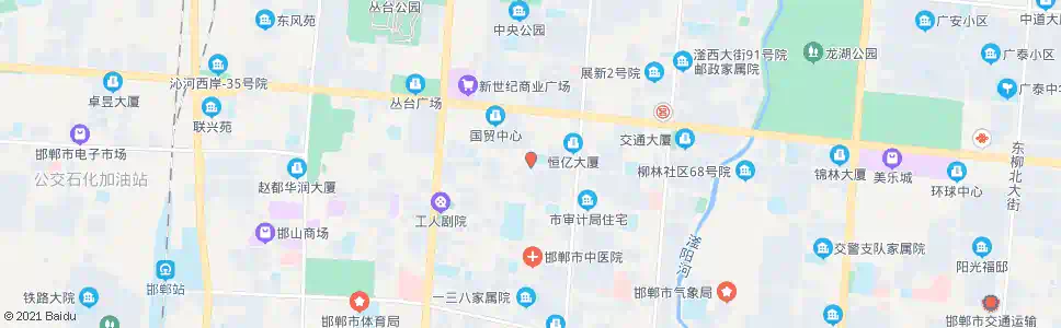 邯郸曙光街朝阳路口_公交站地图_邯郸公交_妙搜公交查询2025