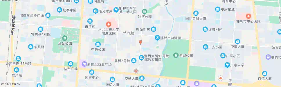 邯郸滏春美食林_公交站地图_邯郸公交_妙搜公交查询2025