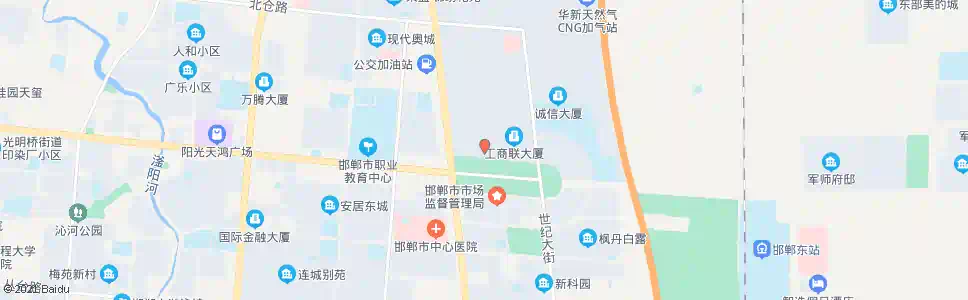 邯郸市政处_公交站地图_邯郸公交_妙搜公交查询2025