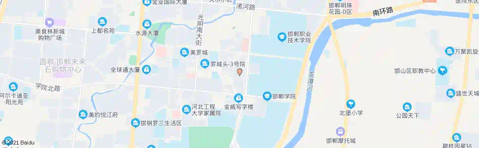 邯郸育德花园_公交站地图_邯郸公交_妙搜公交查询2025