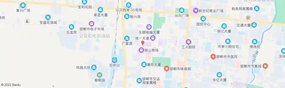 邯郸康德商场_公交站地图_邯郸公交_妙搜公交查询2025
