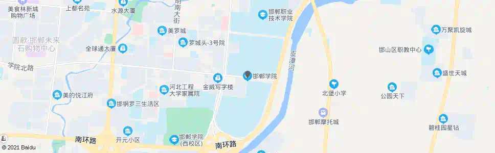 邯郸邯郸大学_公交站地图_邯郸公交_妙搜公交查询2025