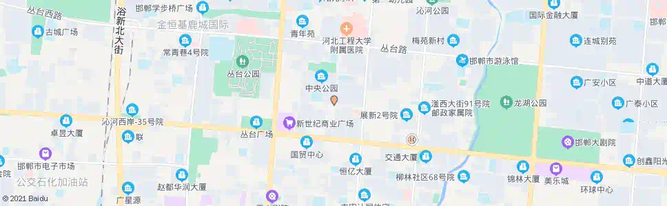 邯郸曙光街展览路口_公交站地图_邯郸公交_妙搜公交查询2025