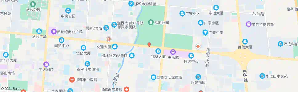 邯郸龙湖公园南门_公交站地图_邯郸公交_妙搜公交查询2025