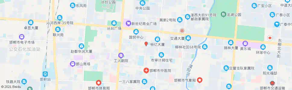 邯郸向阳路曙光街口_公交站地图_邯郸公交_妙搜公交查询2025