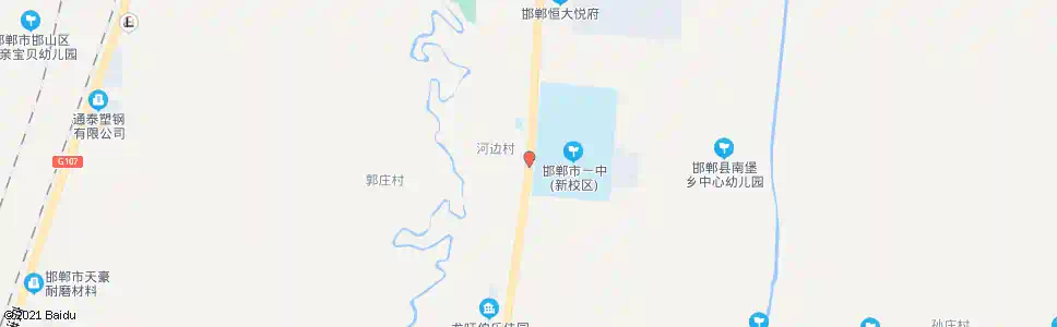 邯郸市第一中学_公交站地图_邯郸公交_妙搜公交查询2025