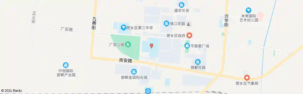 邯郸肥乡县一中_公交站地图_邯郸公交_妙搜公交查询2025