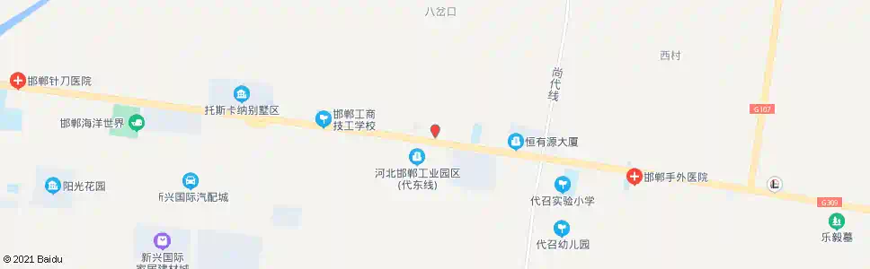 邯郸西井头_公交站地图_邯郸公交_妙搜公交查询2025