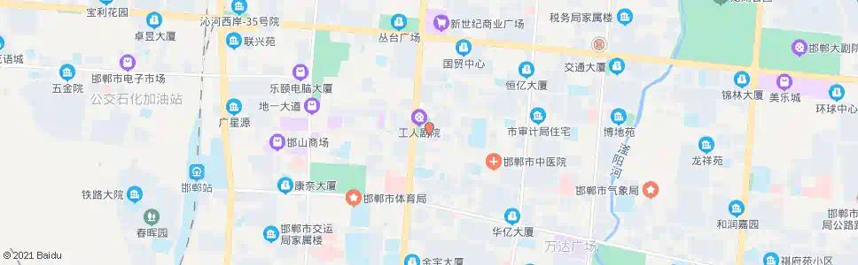 邯郸新丹兰尚街_公交站地图_邯郸公交_妙搜公交查询2025