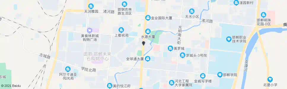 邯郸水厂路口_公交站地图_邯郸公交_妙搜公交查询2025