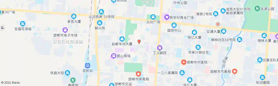 邯郸和平浴池_公交站地图_邯郸公交_妙搜公交查询2025