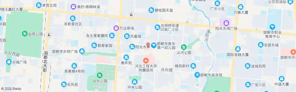 邯郸纺织局医院_公交站地图_邯郸公交_妙搜公交查询2025
