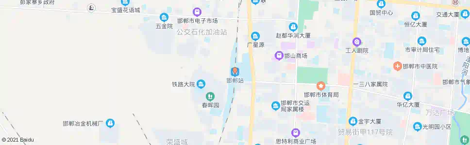 邯郸浴新大街_公交站地图_邯郸公交_妙搜公交查询2025