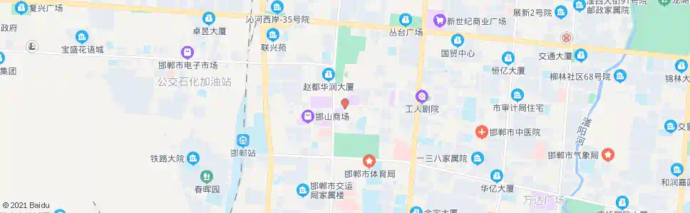 邯郸和平路邯山路口_公交站地图_邯郸公交_妙搜公交查询2025