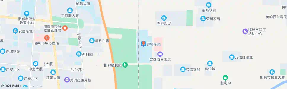 邯郸东城路口_公交站地图_邯郸公交_妙搜公交查询2025