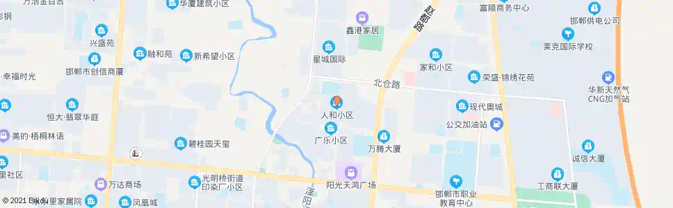 邯郸人和小区_公交站地图_邯郸公交_妙搜公交查询2025