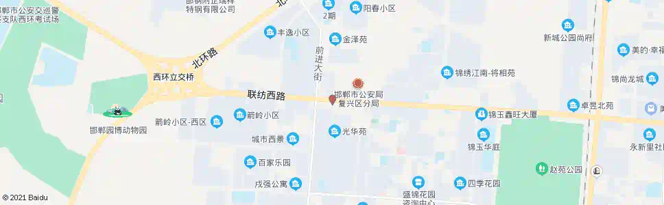 邯郸光华苑北门_公交站地图_邯郸公交_妙搜公交查询2025