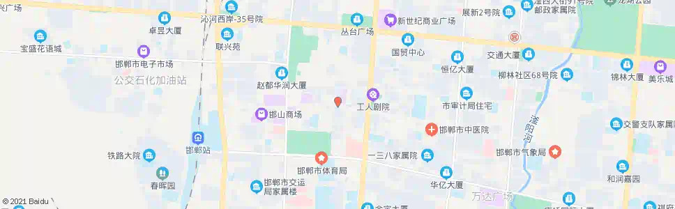 邯郸和平路陵东街口_公交站地图_邯郸公交_妙搜公交查询2025
