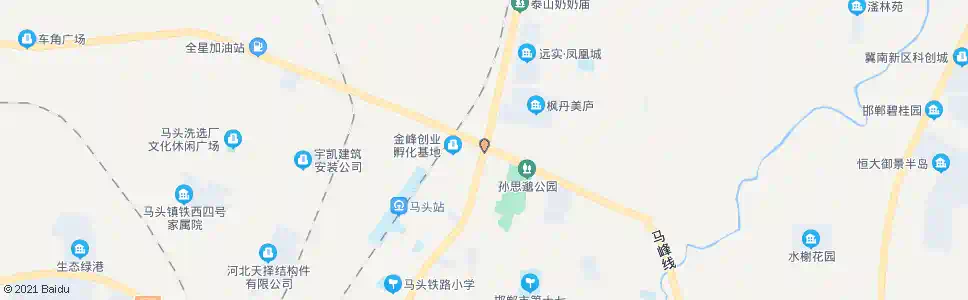 邯郸马电路口_公交站地图_邯郸公交_妙搜公交查询2025