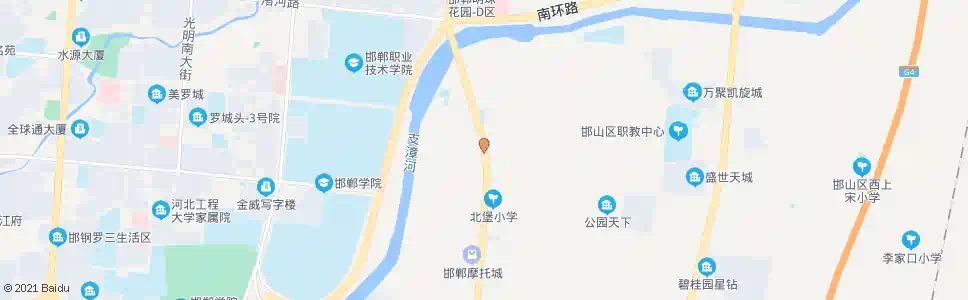 邯郸大北堡_公交站地图_邯郸公交_妙搜公交查询2025