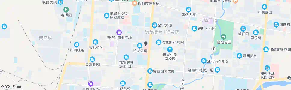 邯郸烧伤医院_公交站地图_邯郸公交_妙搜公交查询2025