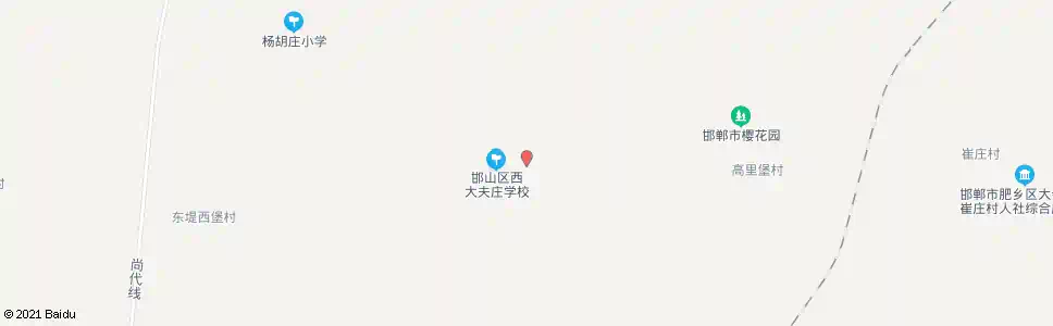 邯郸西大夫庄_公交站地图_邯郸公交_妙搜公交查询2025