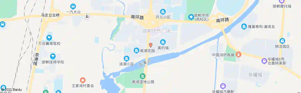 邯郸美的西门_公交站地图_邯郸公交_妙搜公交查询2025