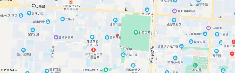 邯郸百花苑小区_公交站地图_邯郸公交_妙搜公交查询2025