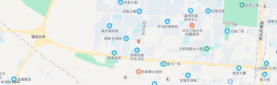 邯郸百二生活区_公交站地图_邯郸公交_妙搜公交查询2025