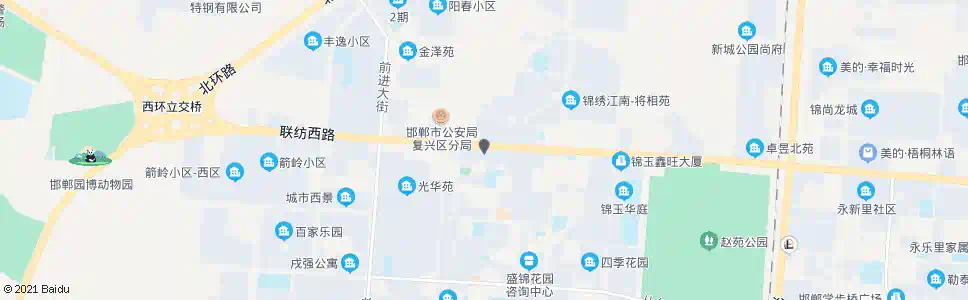 邯郸联纺五交化_公交站地图_邯郸公交_妙搜公交查询2025