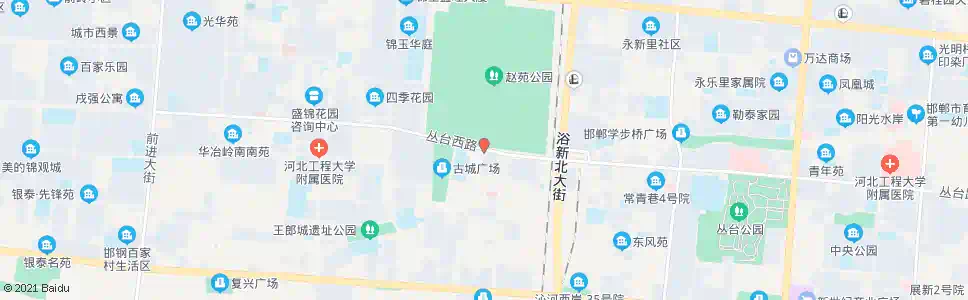 邯郸赵苑南门_公交站地图_邯郸公交_妙搜公交查询2025