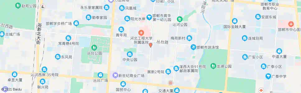 邯郸光明街丛台路口_公交站地图_邯郸公交_妙搜公交查询2025